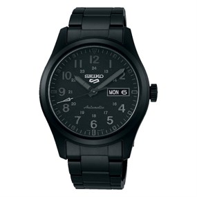 Seiko 5 Sports SRPJ09K1 'Stealth' Automatic Black Bracelet Watch - W25462