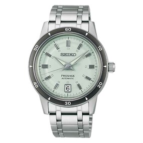 Seiko Presage SRPL71J1 Style 60s Ice Green Bracelet Watch - W25506