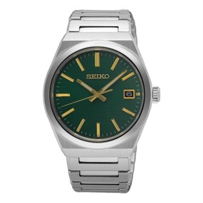 Seiko SUR601P1 Green Dial Bracelet Watch - W25580