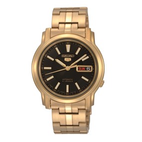Seiko 5 SNKL88K1 Automatic Gold Tone Bracelet Watch - W25581