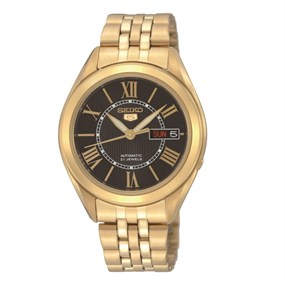 Seiko 5 SNKL40K1 Automatic Gold Tone Bracelet Watch - W25584