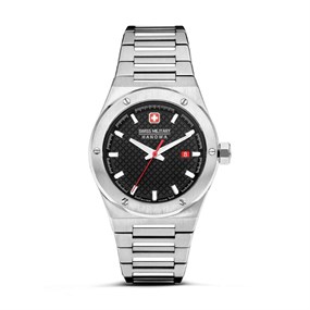 Swiss Military SMWGH2101604 Sidewinder Black Dial Bracelet Watch - W2688