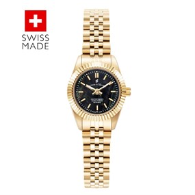 Jacques du Manoir JWL05104 Mini Inspiration Gold Tone Bracelet Watch - W30118