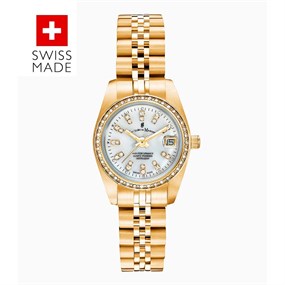 Jacques du Manoir NROP.12 Gold Plated Bracelet Watch - W3013