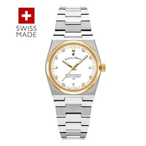 Jacques du Manoir JWL03605 Horizon Two Tone Bracelet Watch - W3082