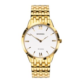 Sekonda 1610 Gold Plated Bracelet Watch - W31310