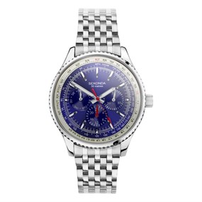 Sekonda 30077 Maverick Blue Dial Bracelet Watch - W31466