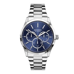 Sekonda 1505 Blue Multi Dial Bracelet Watch - W31469