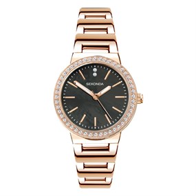 Sekonda 40530 Rose Tone Bracelet Watch - W32443