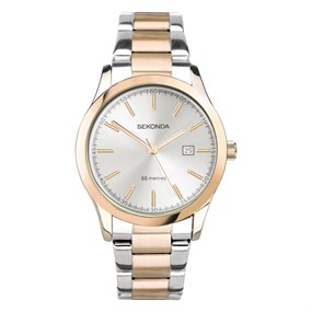 Sekonda 40474 Two Tone Bracelet Watch - W32510