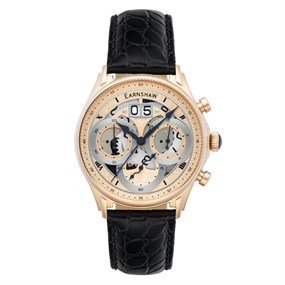 Thomas Earnshaw ES-8260-05 Nasmyth Black Leather Strap Watch - W3458
