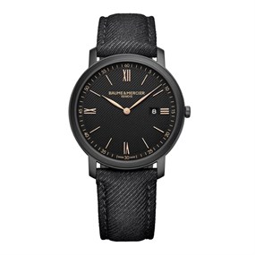 Baume & Mercier M0A10762 Classima Black Strap Watch - W35101