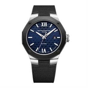 Baume & Mercier M0A10768 Riviera Automatic Black Strap Watch - W35103