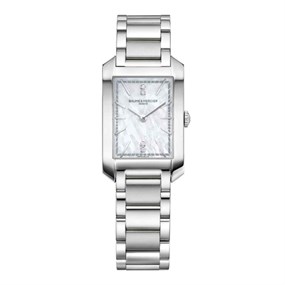 Baume & Mercier M0A10474 Hampton Diamond Set Bracelet Watch - W35110