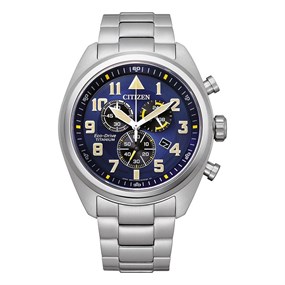 Citizen AT2480-57L Titanium Eco-Drive Chronograph Bracelet Watch - W38237
