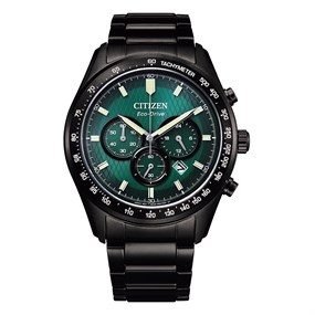 Citizen CA4455-86X Black IP Chronograph Bracelet Watch - W38350