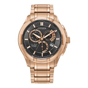Citizen BL8163-50X Classic 8700 Rose Tone Bracelet Watch - W38432