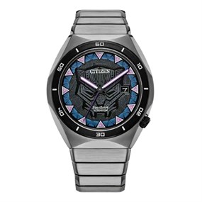 Citizen AW1668-50W Marvel Black Panther Titanium Bracelet Watch - W38435