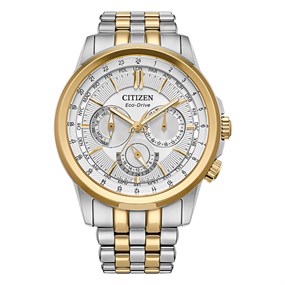Citizen BU2104-55A Eco-Drive Chronograph Two Tone Bracelet Watch - W38464