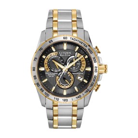 Citizen AT4004-52E Perpetual A.T Chronograph Bracelet Watch - W38480