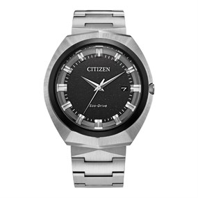 Citizen BN1014-55E Eco-Drive Black Dial Bracelet Watch - W38510