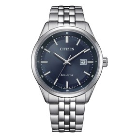 Citizen BM7560-59L Eco-Drive Stainless Steel Blue Dial Bracelet Watch - W38537