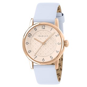 Radley RY21864A Smoke Blue Leather Strap Watch - W51508
