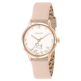 Radley RY21862A Pink Leather Strap Watch - W51510