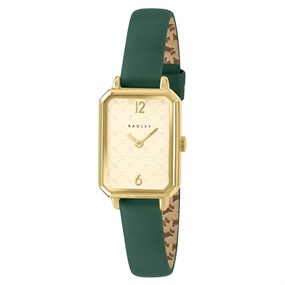 Radley RY21878A Green Leather Strap Watch - W51513