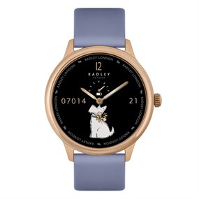 Radley RYS19-2130 Series 19 Rose Tone Blue Silicone Strap Smartwatch - W51594