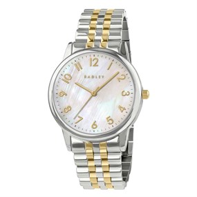 Radley RY4675 Two Tone Mother Of Pearl Dial Bracelet Watch - W51603