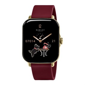 Radley RYS20-2222 Series 20 Cherry Red Strap Smartwatch - W51612