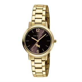 Radley RY4724A Gold Tone Oak Brown Dial Bracelet Watch - W51629