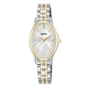 Lorus RRX86JX9 Two Tone Oval Case Bracelet Watch - W58217