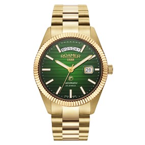 Roamer 981666 48 75 50 Primeline Daydate II Automatic Bracelet Watch - W60203