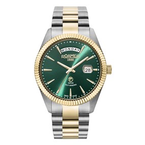 Roamer 981662 48 75 90 Primeline Two Tone Bracelet Watch - W60261