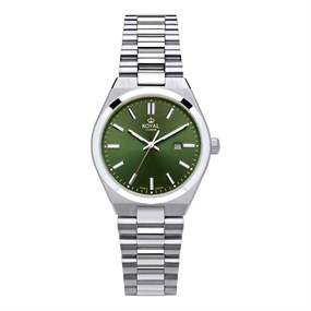 Royal London 21508-05 Green Dial Bracelet Watch - W61156