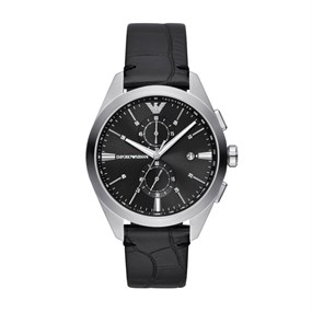 Emporio Armani AR11542 Claudio Chronograph Black Strap Watch - W62154