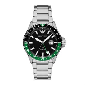 Emporio Armani AR11589 World Explorer GMT Watch - W62205