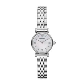 Emporio Armani AR1763 Stainless Steel Silver Dial Bracelet Watch - W62232
