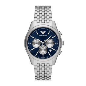 Emporio Armani AR11582 Chronograph Blue Dial Bracelet Watch - W62245