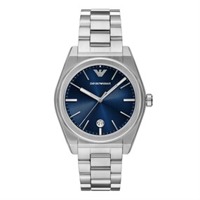 Emporio Armani AR11620 Stainless Steel Blue Dial Bracelet Watch - W62257