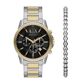 Armani Exchange AX7148SET Chronograph Watch And Bracelet Gift Set - W65389