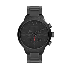 Armani Exchange AX1277 Black IP Chronograph Bracelet Watch - W65401