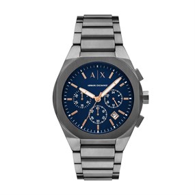 Armani Exchange AX4182 Gun IP Chronograph Bracelet Watch - W65449