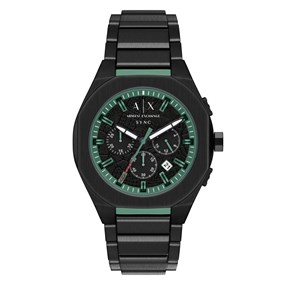 Armani Exchange AX4294 Sync Chronograph Black IP Bracelet Watch - W65538