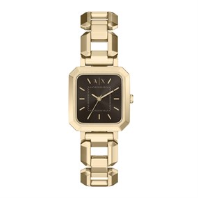 Armani Exchange AX5738 Leila Gold Tone Bracelet Watch - W65546