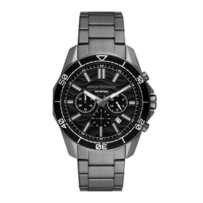 Armani Exchange AX1959 Chronograph Grey IP Bracelet Watch - W65568