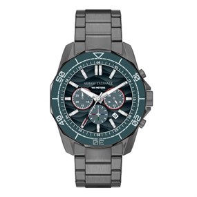 Armani Exchange AX1972 Chronograph Grey IP Bracelet Watch - W65571