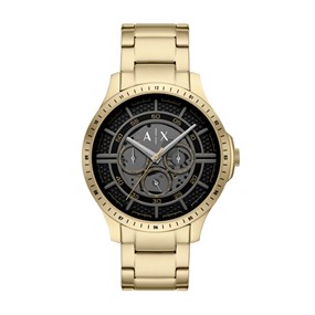 Armani Exchange AX2461 Hampton Gold Tone Bracelet Watch - W65576